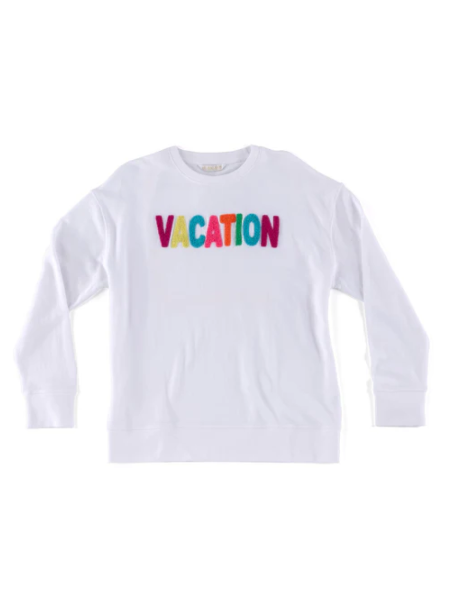 SHIRALEAH "VACATION" Sweatshirt