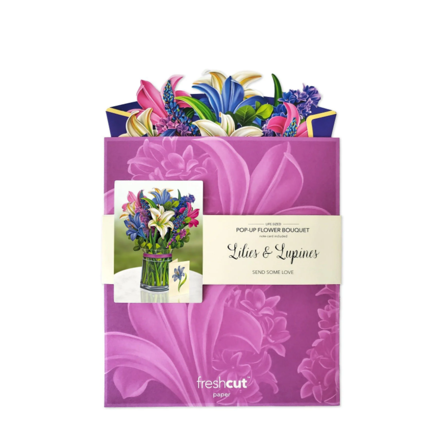 FreshCut Paper Pop Up Lillie's and Lupines