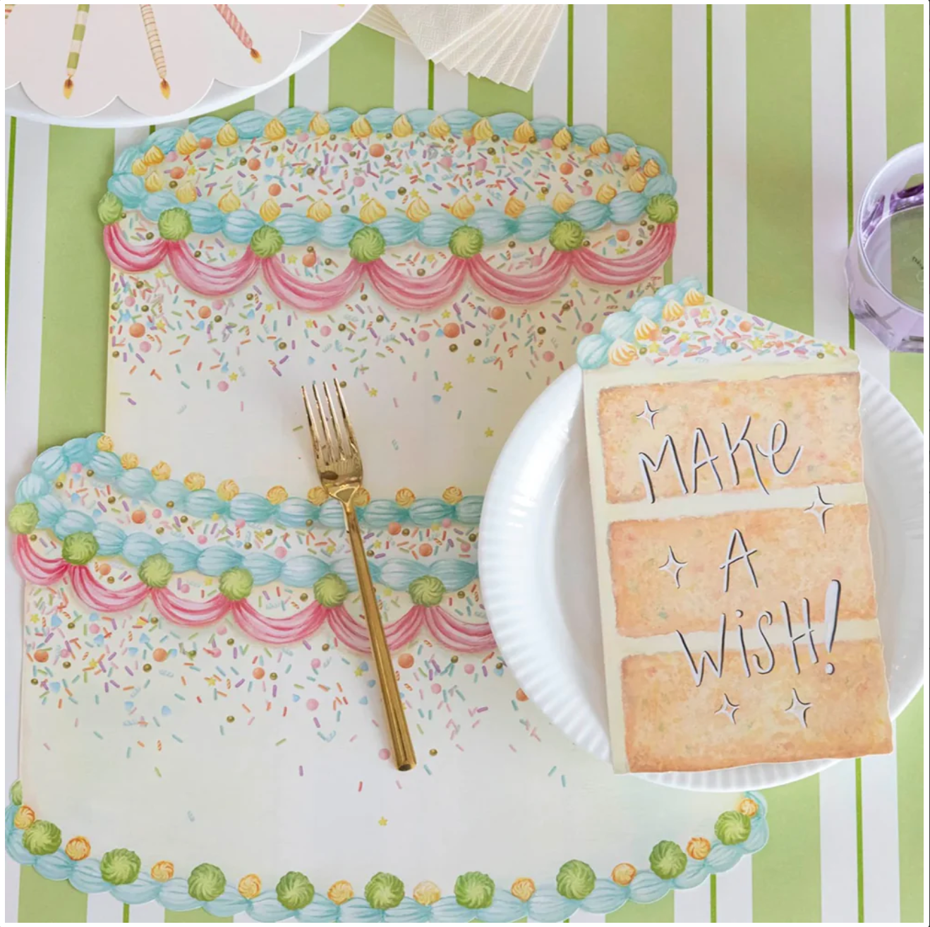 Hester & Cook Birthday Cake Placemats