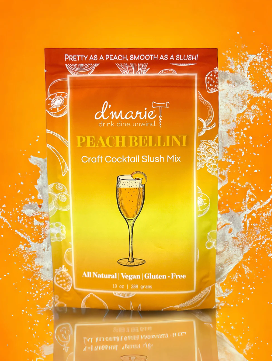 D'Marie Frozen Peach Bellini Drink Mix
