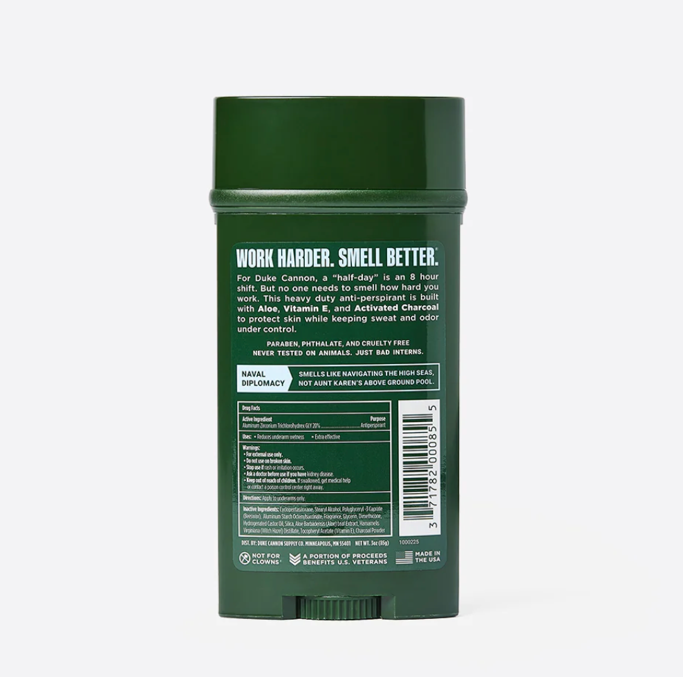Duke Cannon Naval Diplomacy Deoderant