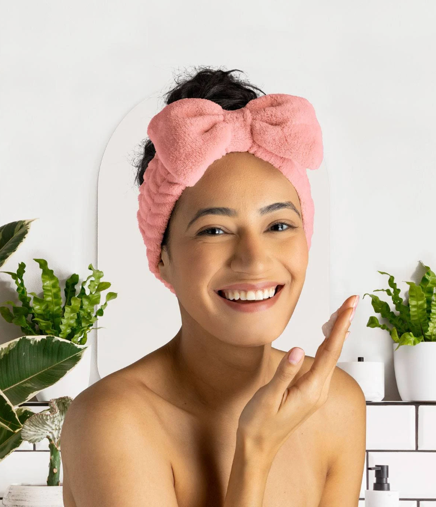 Lemon Lavender Take A Bow Spa Headband