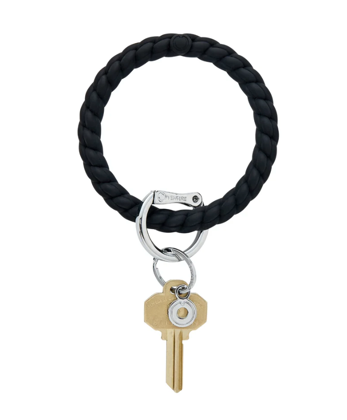 Oventure Black Braided Key Ring