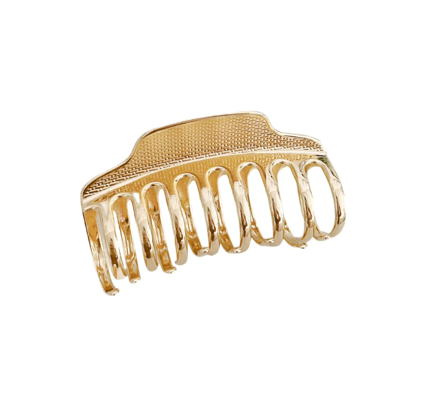 Wrapped By Sav Golden Claw Clip