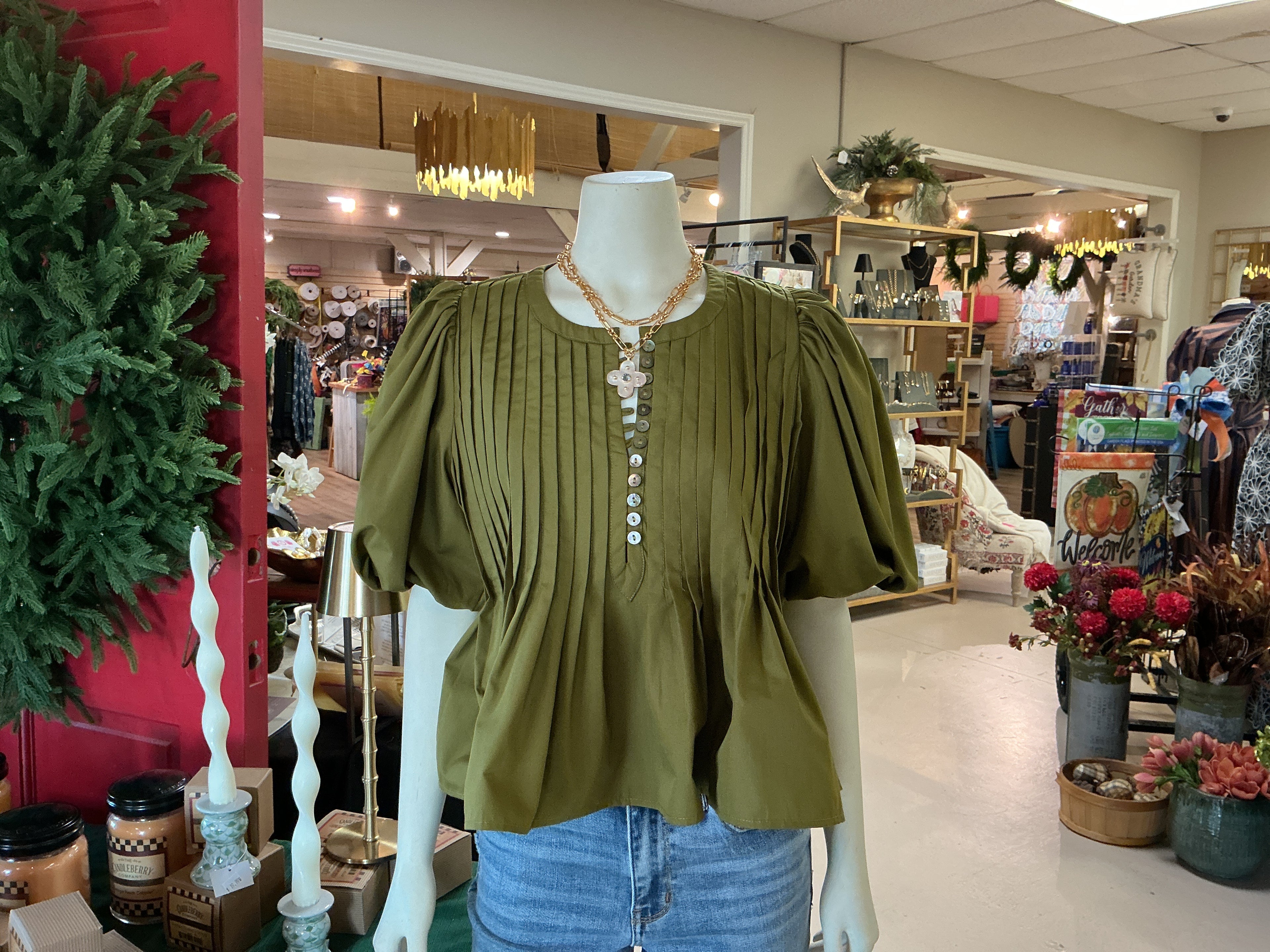Entro Olive Green Top