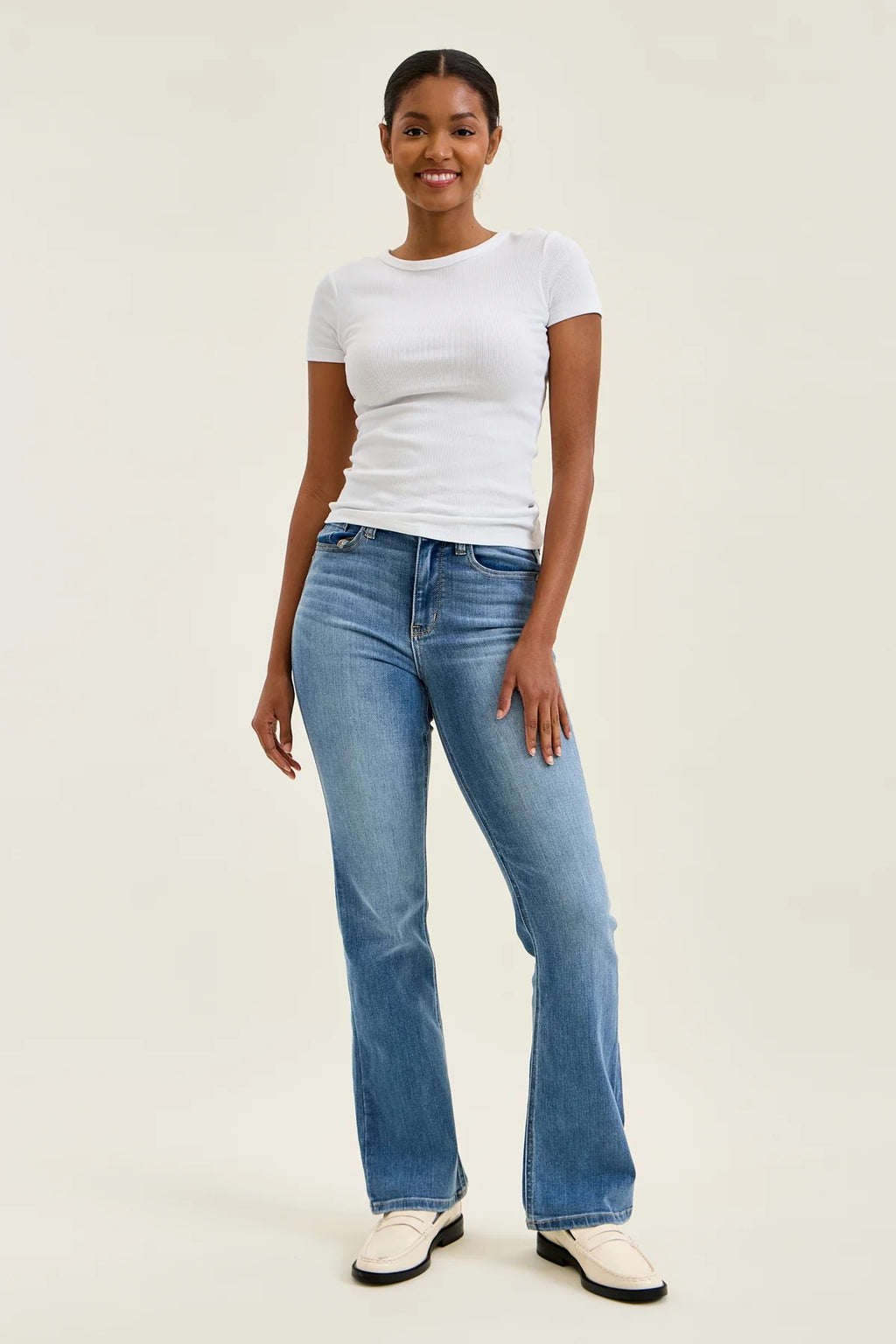 Judy Blue MR DAISY Bootcut DK Rider Indigo