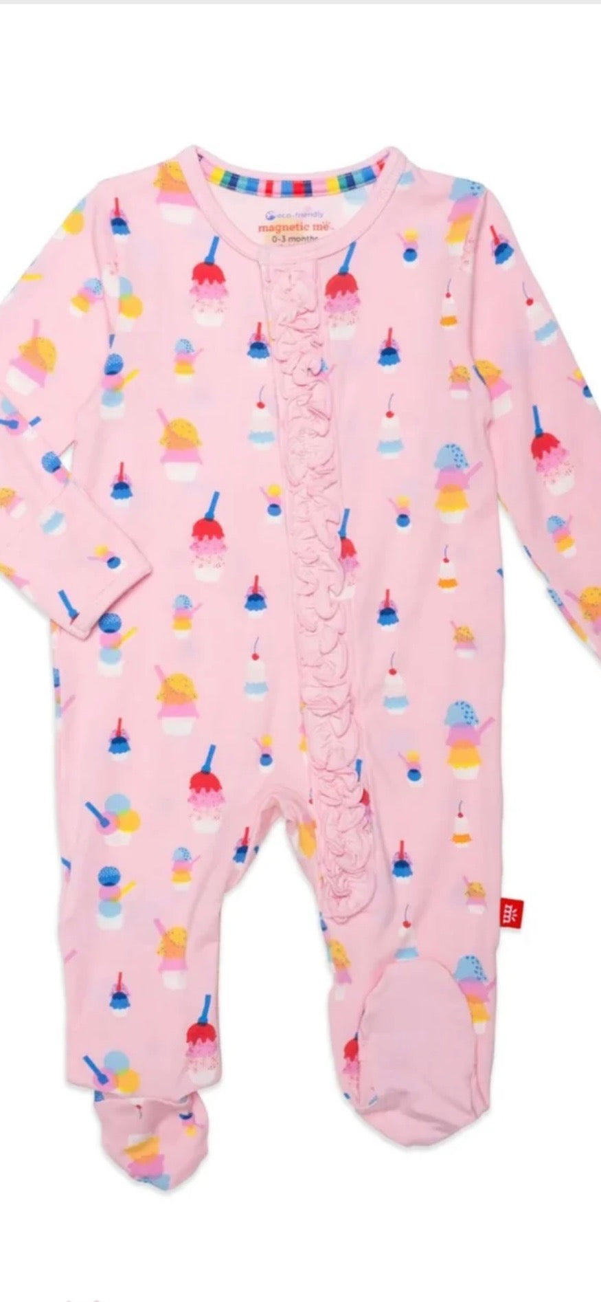 Pink Sundae Magnetic Me Onesie