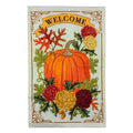 Vintage Welcome Autumn House Flag
