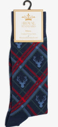 Royal Standard Men’s Deer Plaid Socks