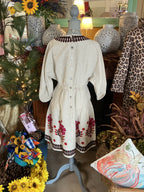 Ivy Jane Cream and Pink Floral Dress