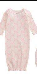 Mudpie Pink Bow Gown with Bib