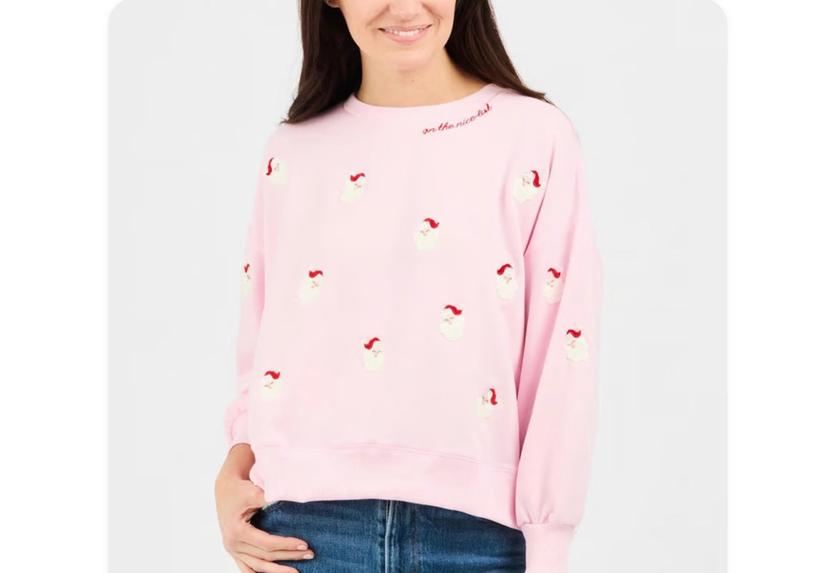 Mary Square Millie Santas Sweatshirt