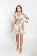 House of MBR Maple Field Ruthie Shirt Dress Short