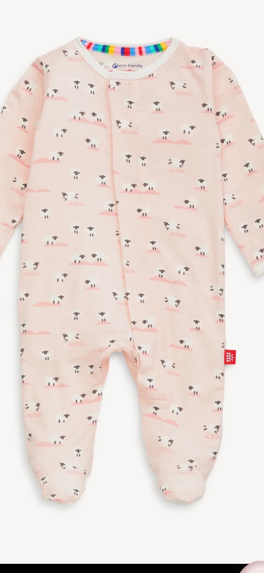 Magnetic Me Pink Lamb Onesie
