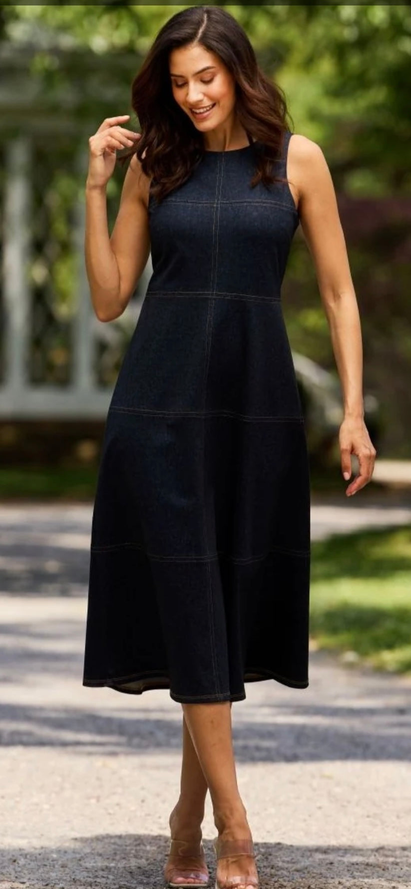 Jude Connally Navy Saddle Dress