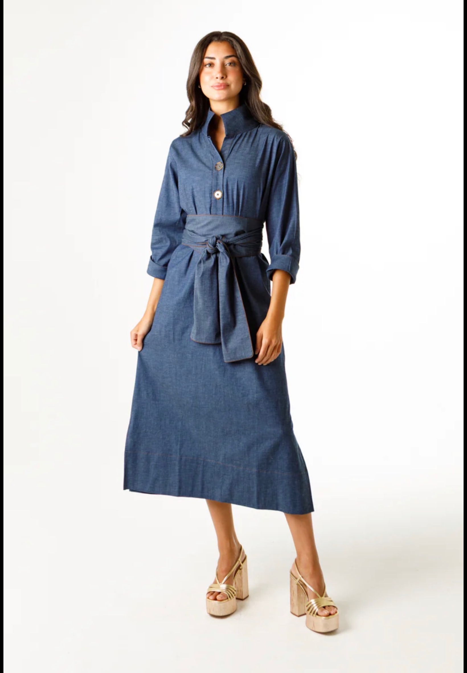 Holy Shae Blue Jean Dress
