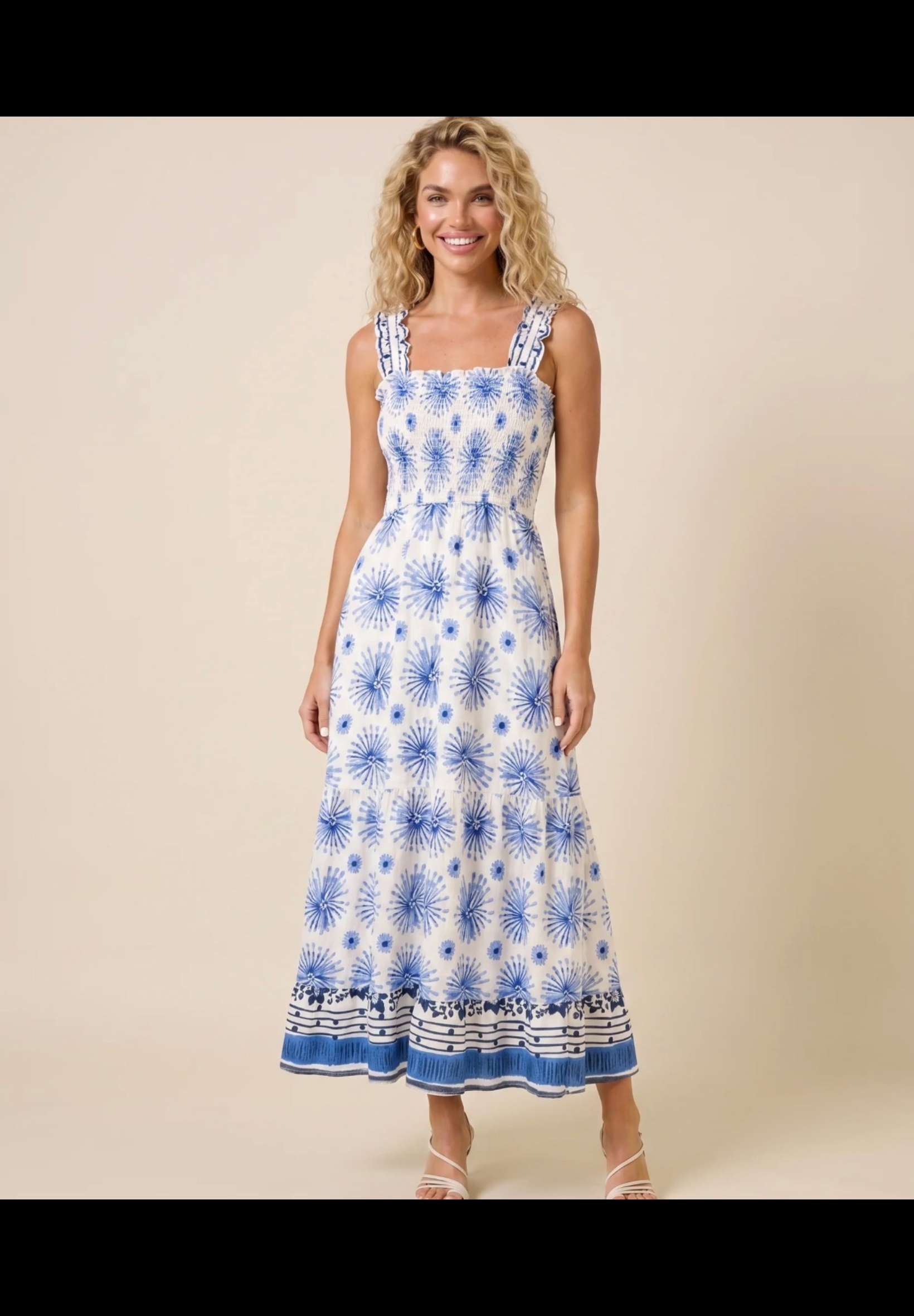 THML Wildflower Meadow Midi Dress