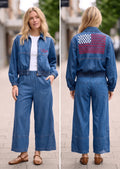 Ivy Jane Patriotic Denim Jacket