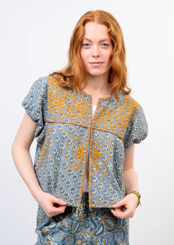 Sister Mary Floral Top/Jacket
