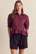 Entro Merlot Blouse