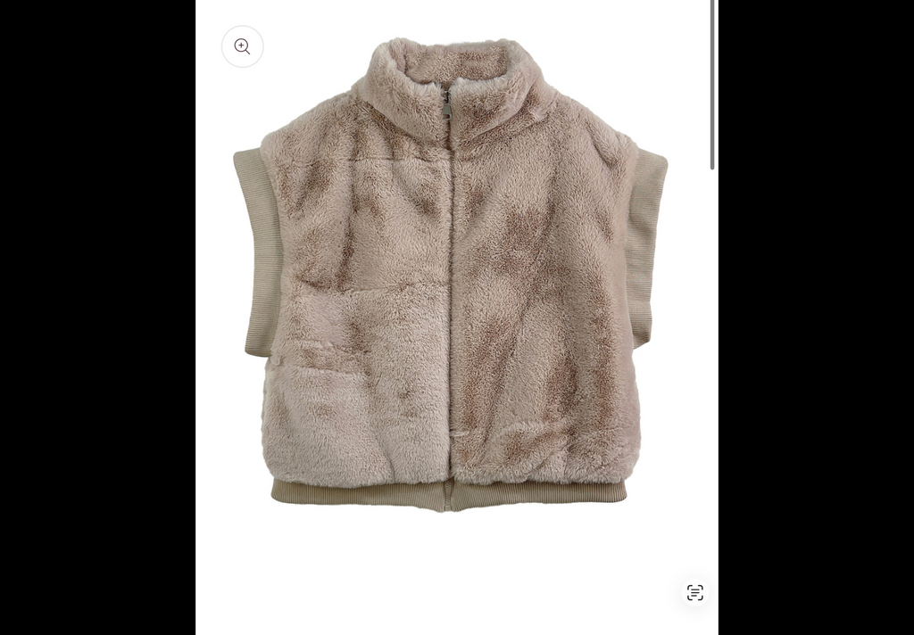 Do Everything In Love Faux Fur Vest