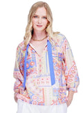 Jade Multicolor Patchwork Blouse