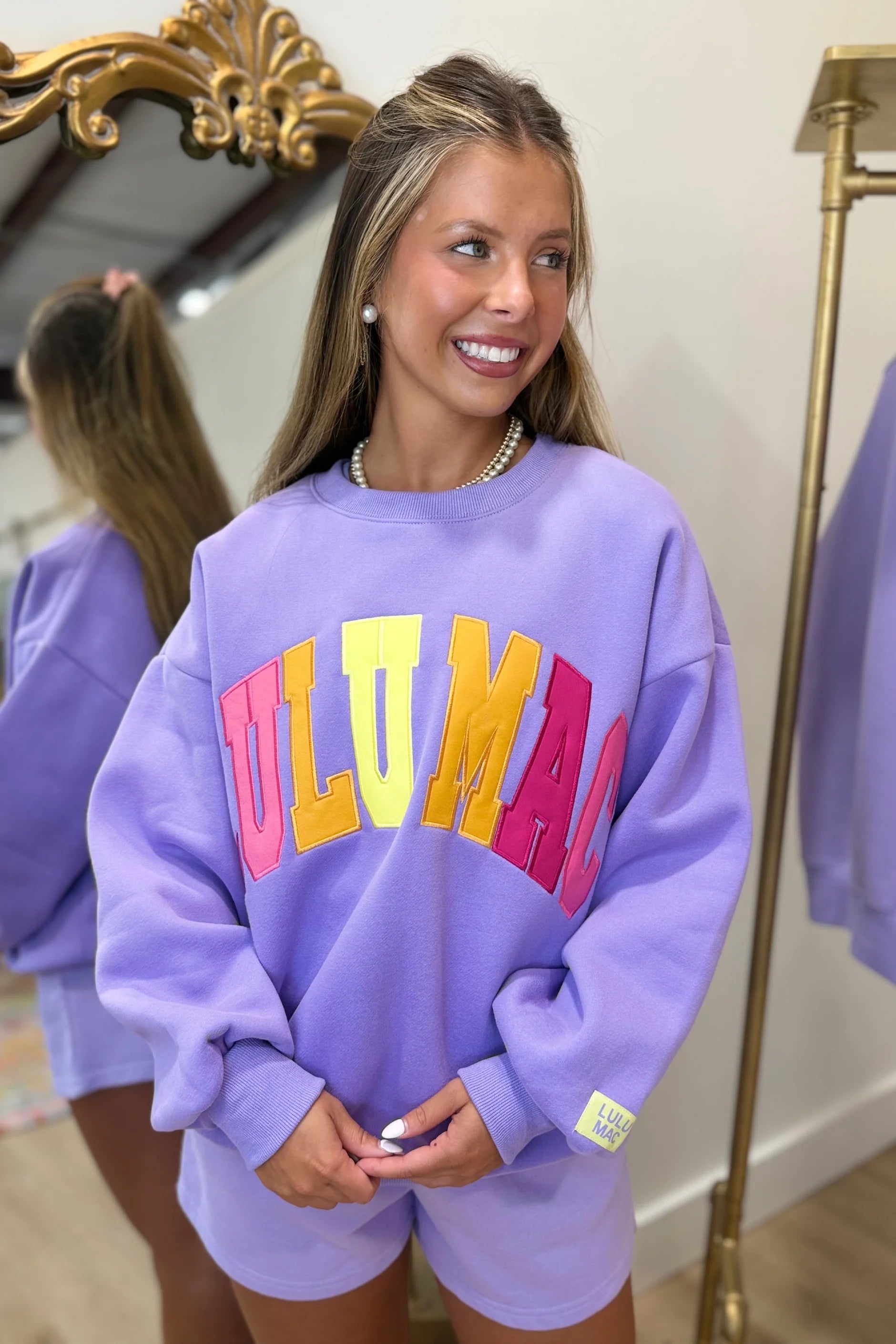 Lulu Mac Purple Sweatshirt