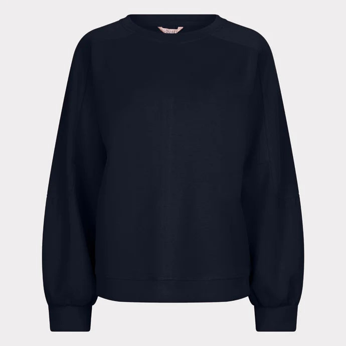 Esqualo Navy Long Sleeve Top