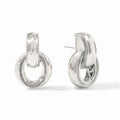 Julie Vos Cannes Doorknocker Earring Silver