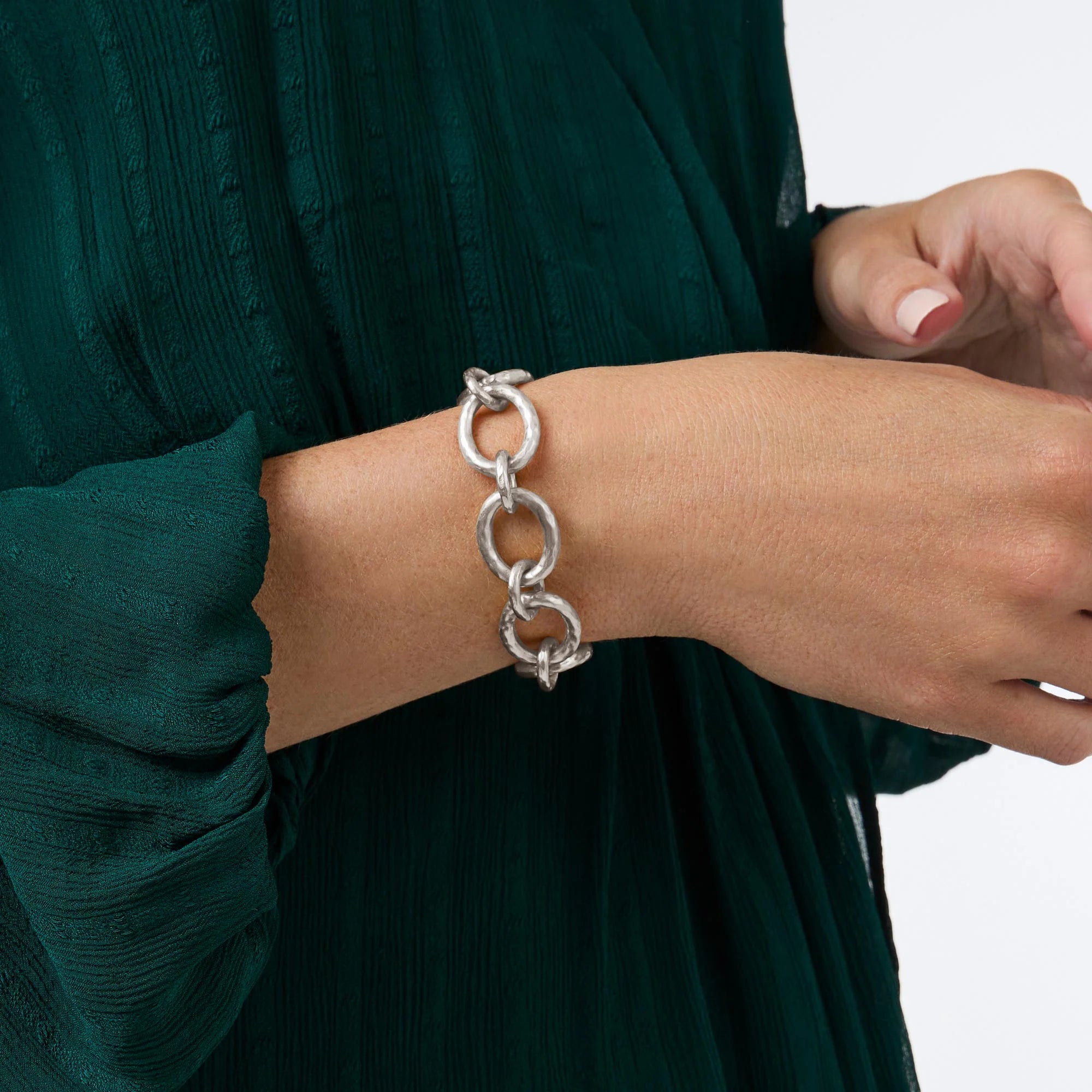 Julie Vos Catalina Demi Link Bracelet Silver