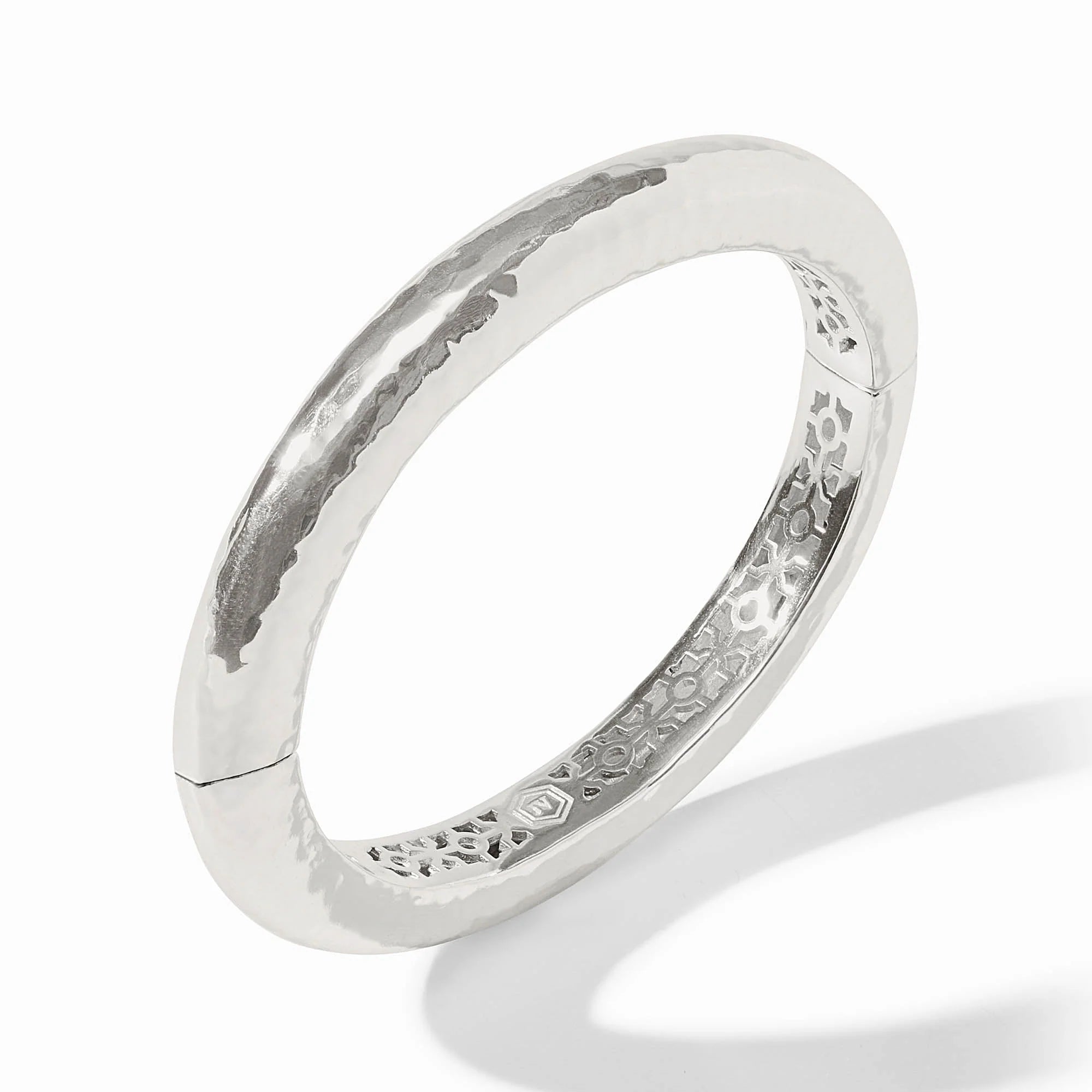 Julie Vos Catalina Hinge Bangle Silver