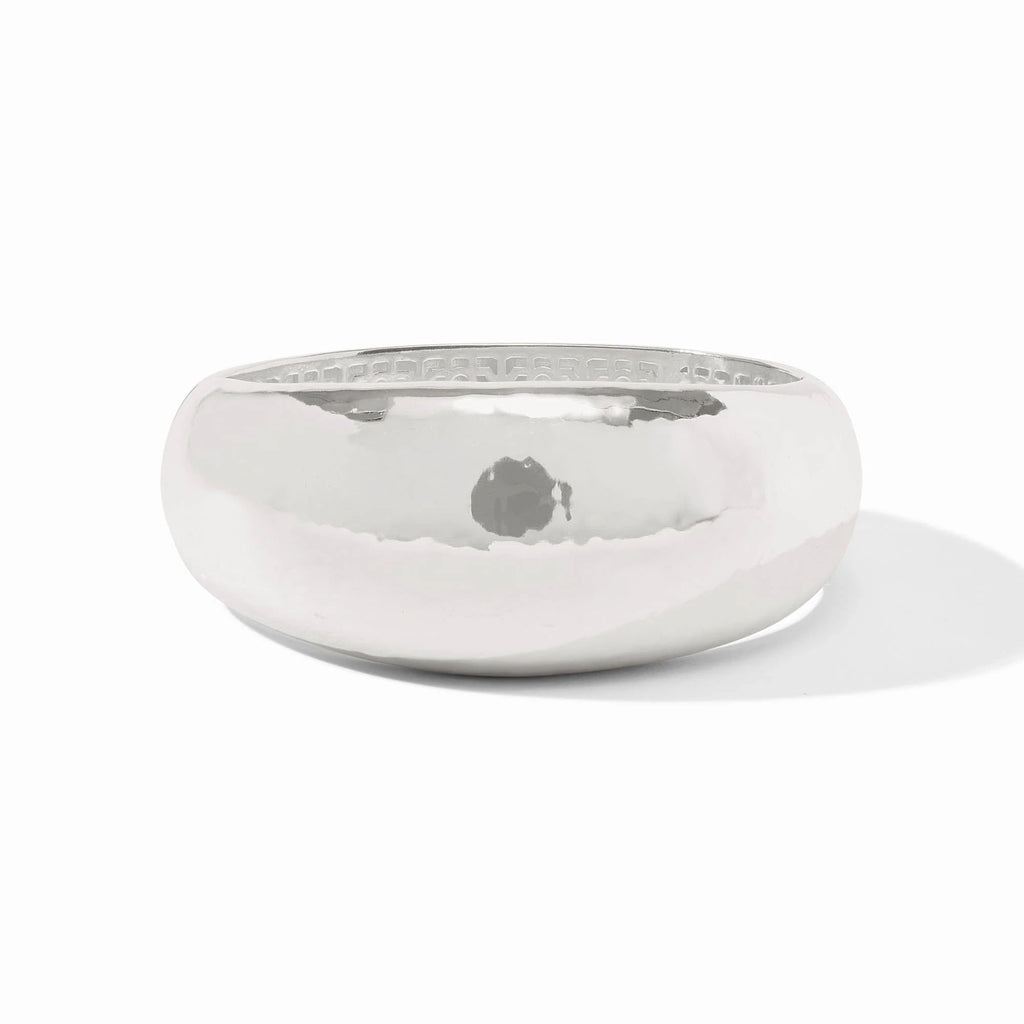 Julie Vos Catalina Statement Hinge Bangle Silver