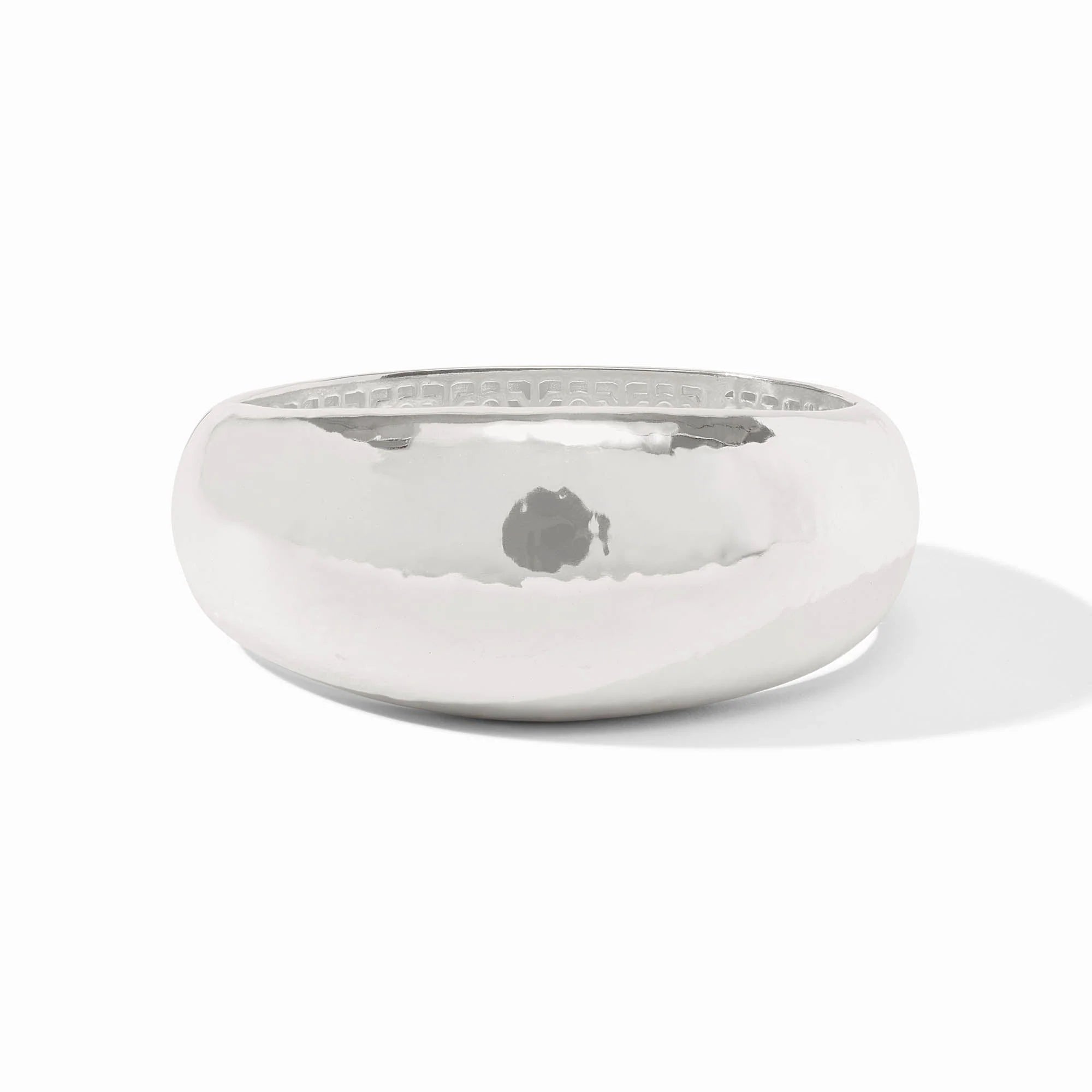Julie Vos Catalina Statement Hinge Bangle Silver