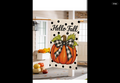 Checkered Bow Pumpkins Burlap Large House Flag
