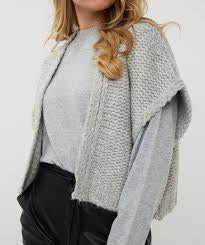 Esqualo Shrug Sweater (Oatmeal)