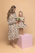 Mudpie Multi Floral Ruffle Dress