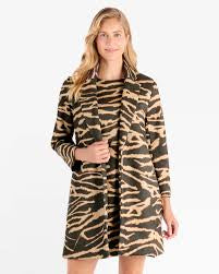 Jude Connally Emma Suede Zebra Jacket