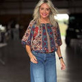 THML Flowy Pattern Top