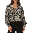 Karen Kane Guilded Forest Puff Sleeve Top