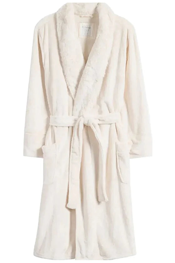 PJ Salvage Luxe Plush Robe (Natural)