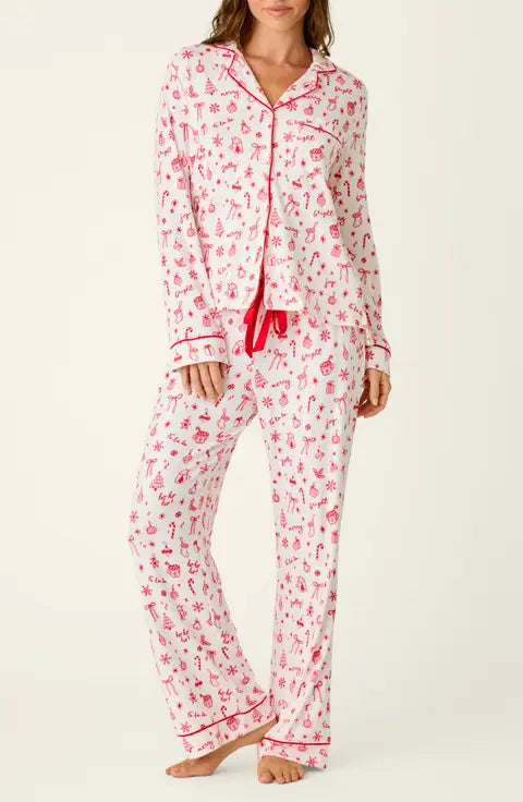 PJ Salvage Femme De Noel Pj set