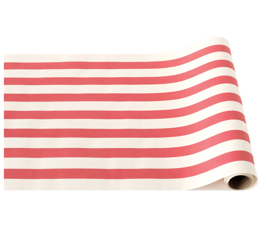 Hester & Cook Red Classic Stripe Table Runner
