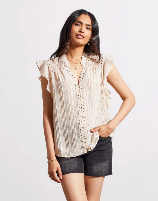 Tribal Mixed Media Blouse