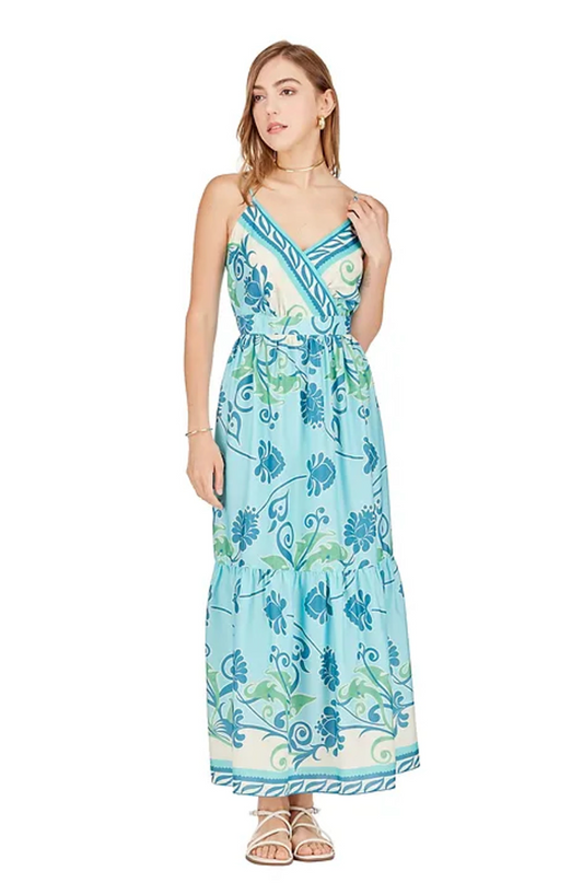 Joy Joy Blue Oasis Maxi Dress