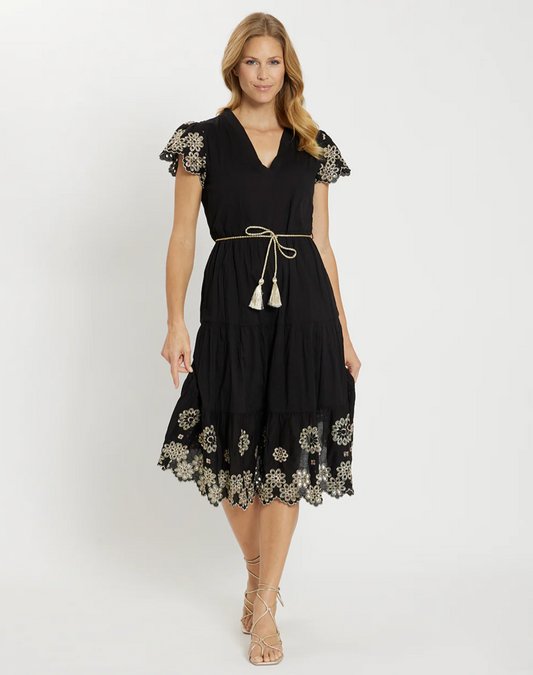 Jude Connally Libby Embroidered Dress