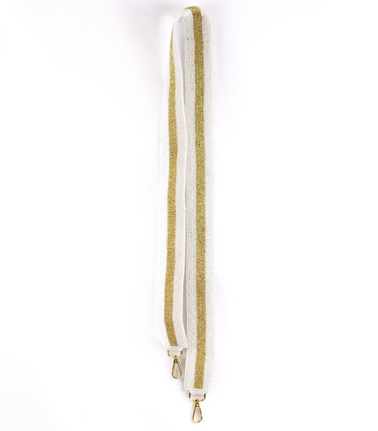 The Royal Standard Stripe Beaded Purse Strap