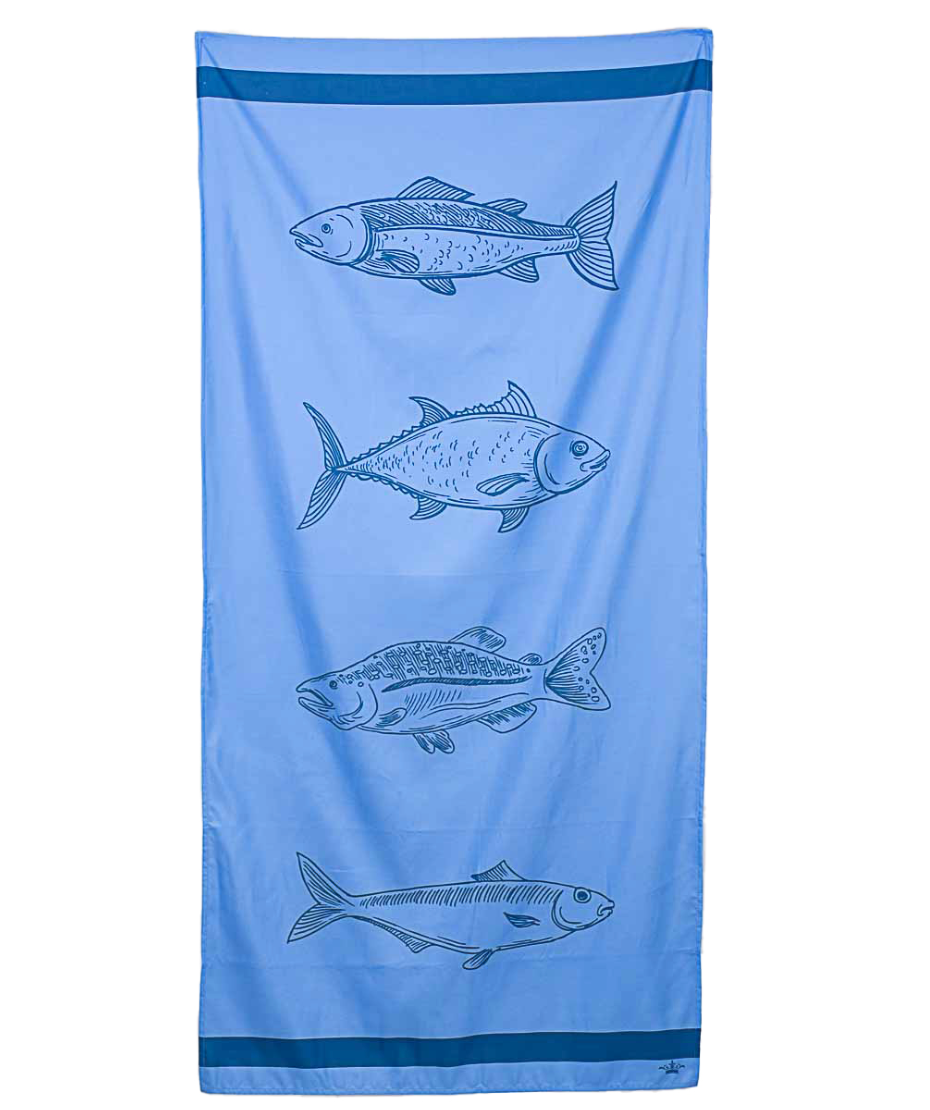 The Royal Standard Keep It Reel Microfiber Beach Towel