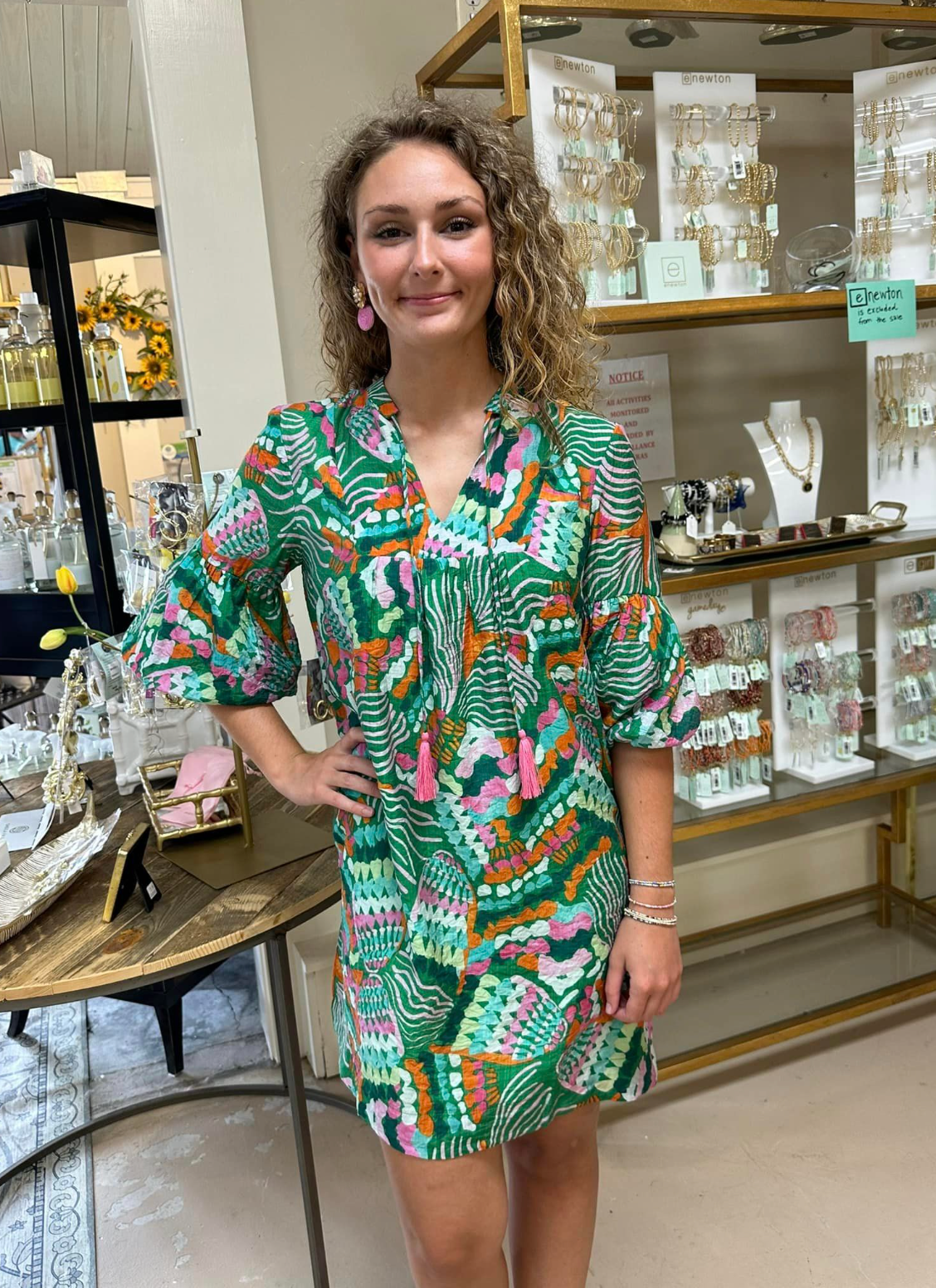 Jade Multi-Color Dress