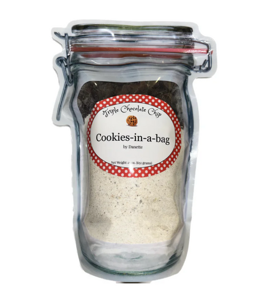 Cookies In A Bag Triple Chocolate Chip Cookie Mix