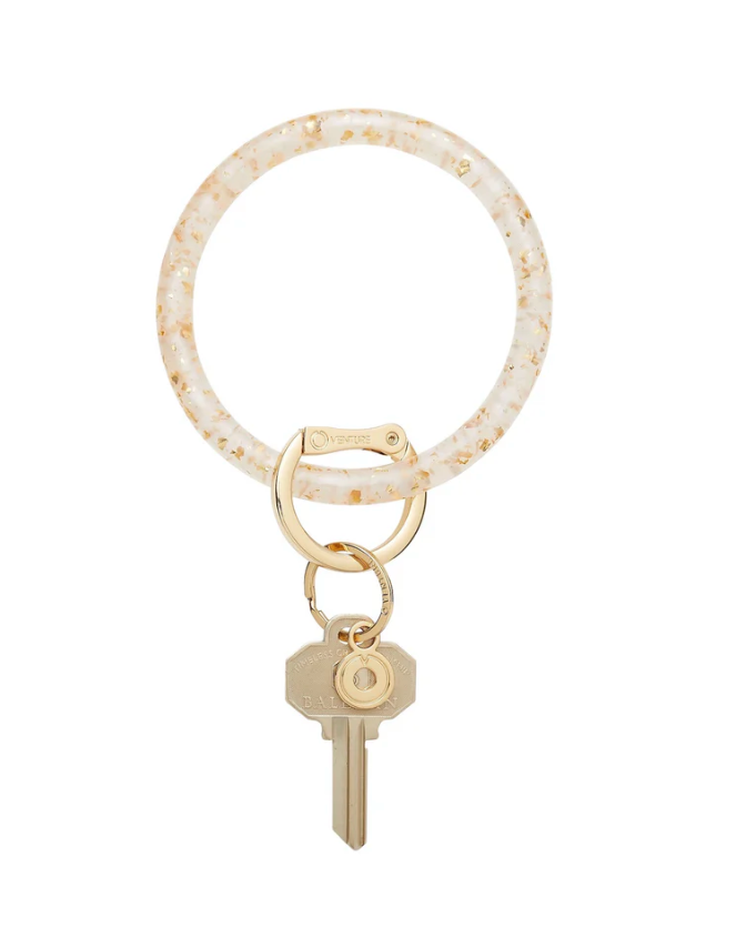 Oventure Gold Flake Resin Key Ring